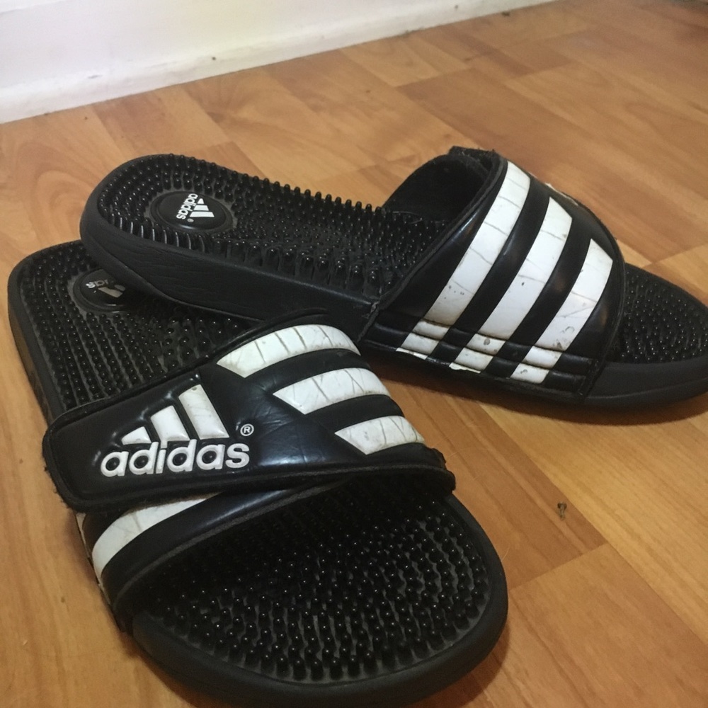 Black Unisex Adidas Slides